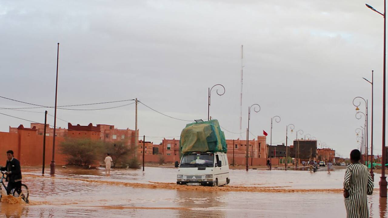 Sintflutartige Regenfälle 