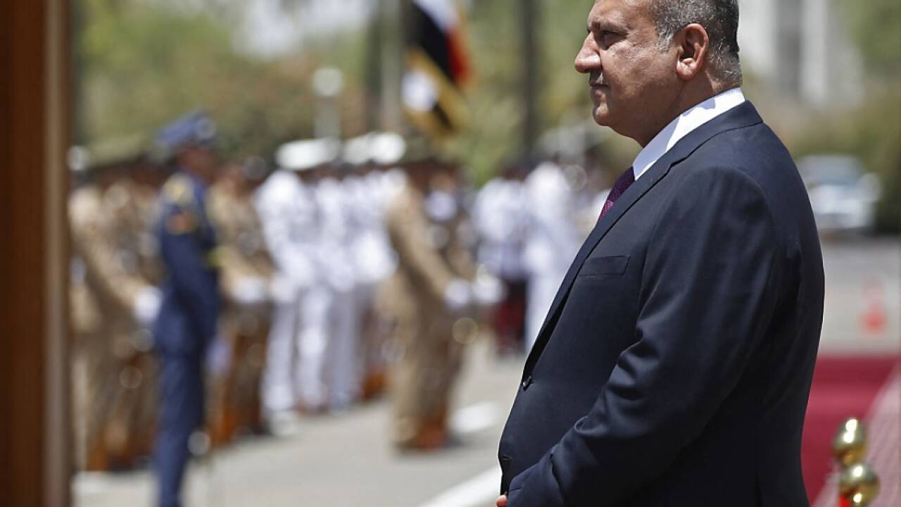Iraks Verteidigungsminister Thabet al-Abbassi  Iraks Verteidigungsminister Thabet al-Abbassi