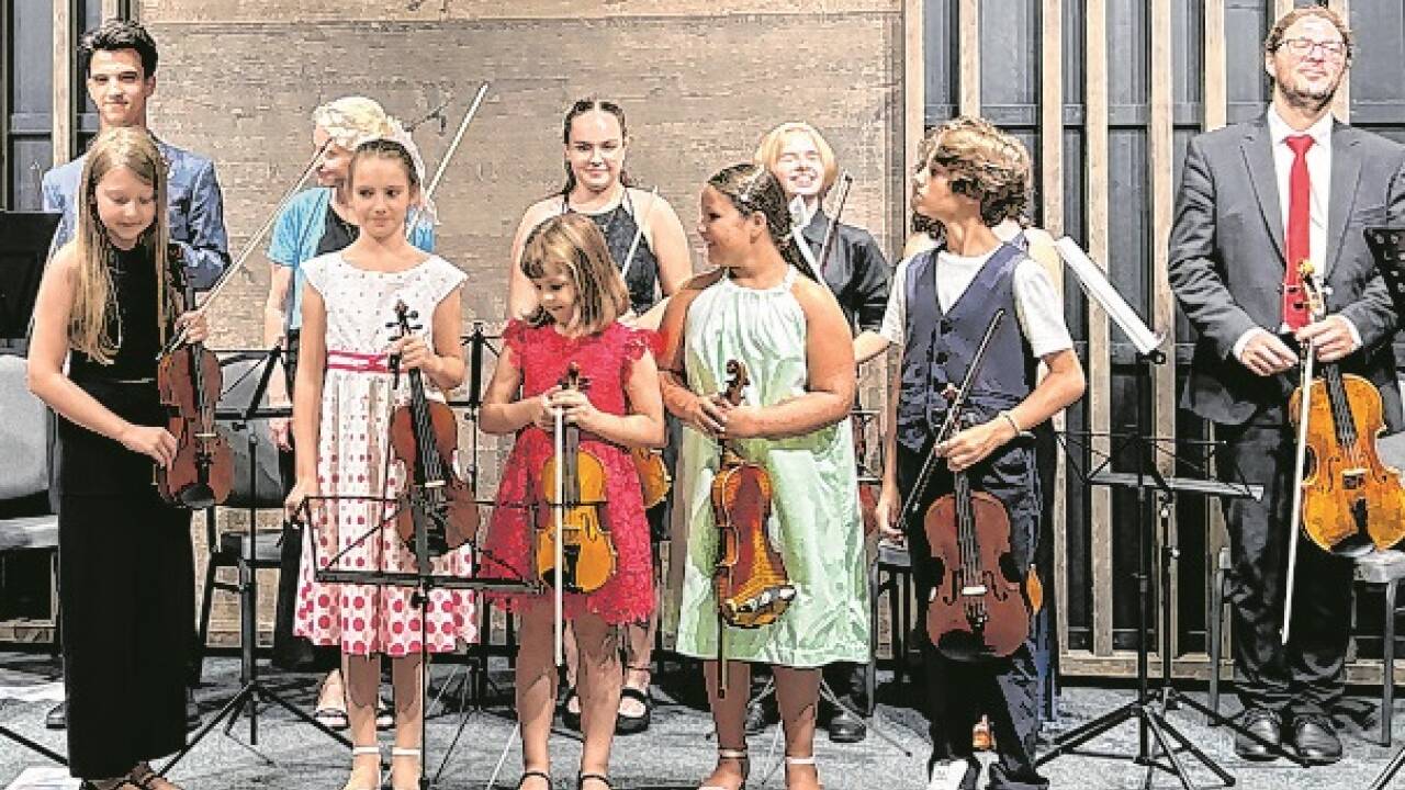 Die Musiker gaben im Bischofshofener Stadtsaal eine Kostprobe ihres Talentes. 