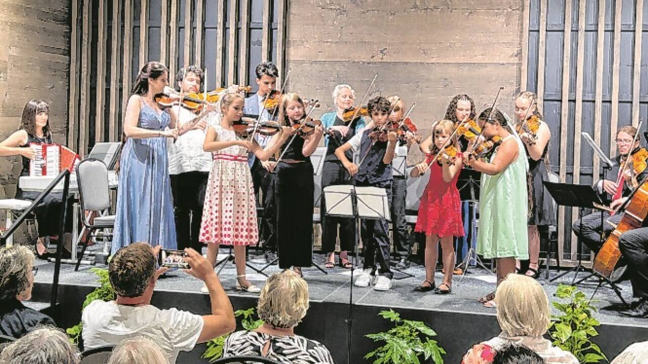 Die Musiker gaben im Bischofshofener Stadtsaal eine Kostprobe ihres Talentes. 