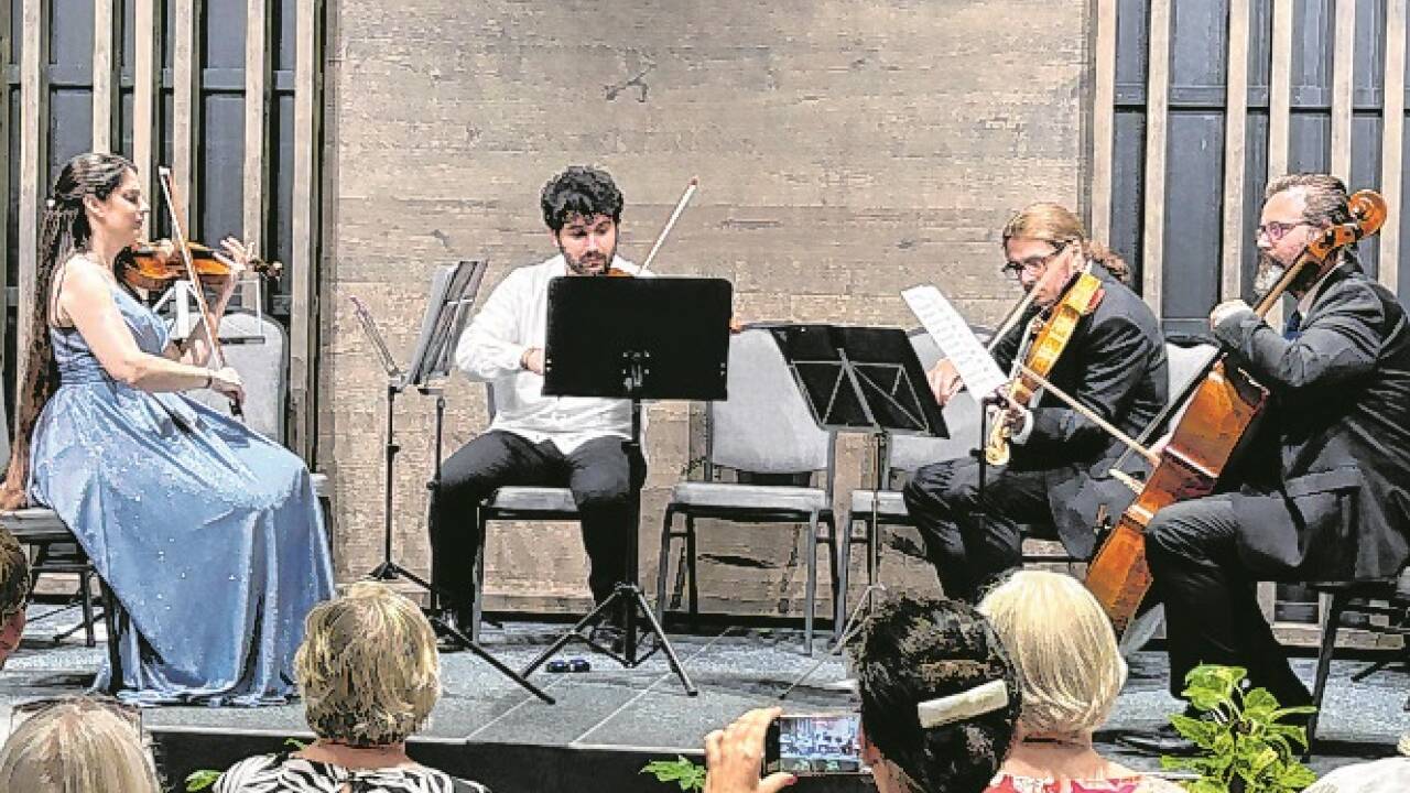 Die Musiker gaben im Bischofshofener Stadtsaal eine Kostprobe ihres Talentes. 
