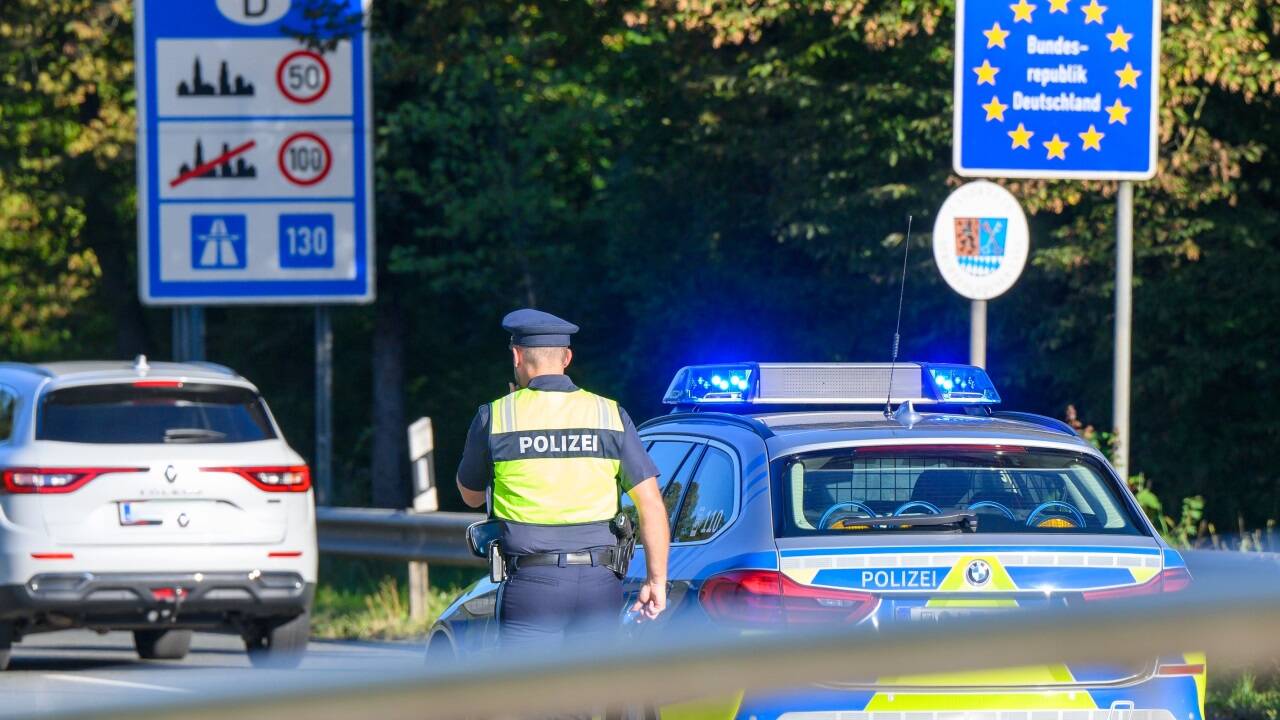 Die Grenze zwischen Salzburg und Bayern. 