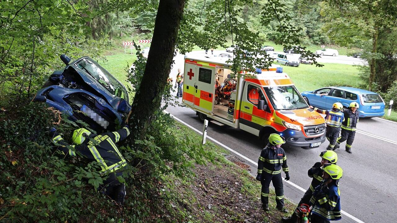 Die Feuerwehr im Einsatz . . .  