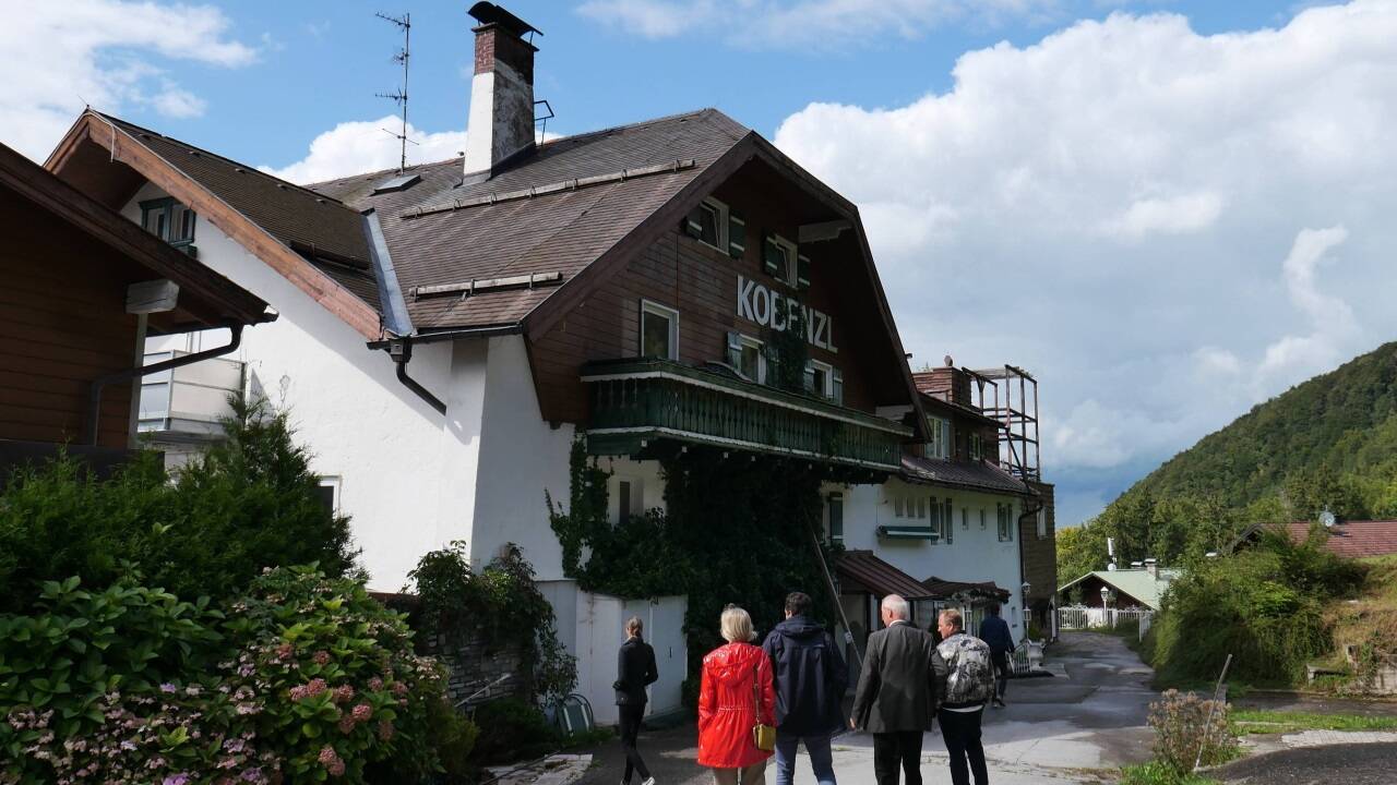 Lokalaugenschein im Zug des Gestaltungsbeirats der Stadt Salzburg am Dienstagnachmittag.  