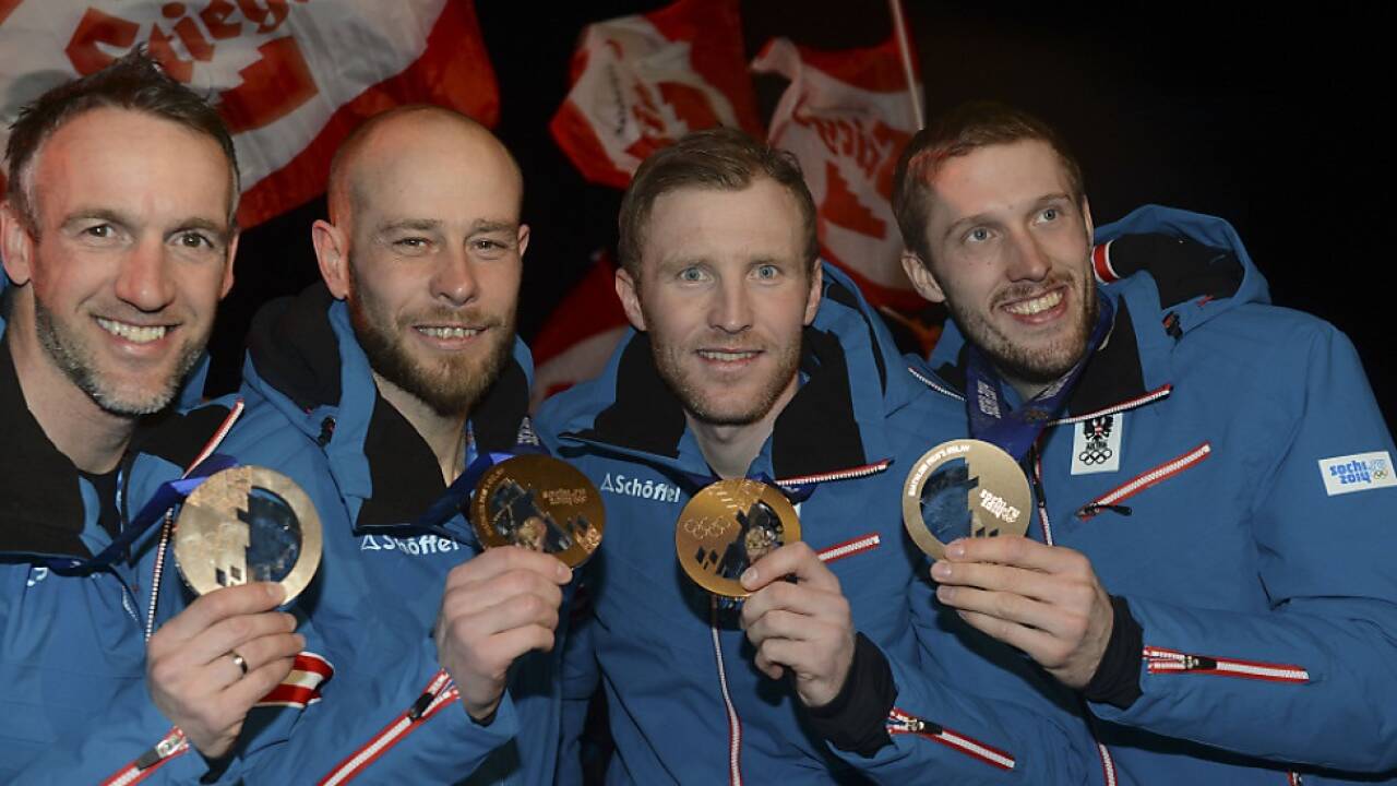 Sumann, Mesotitsch, Eder, Landertinger/vl mit Bronze. Nun winkt Silber 