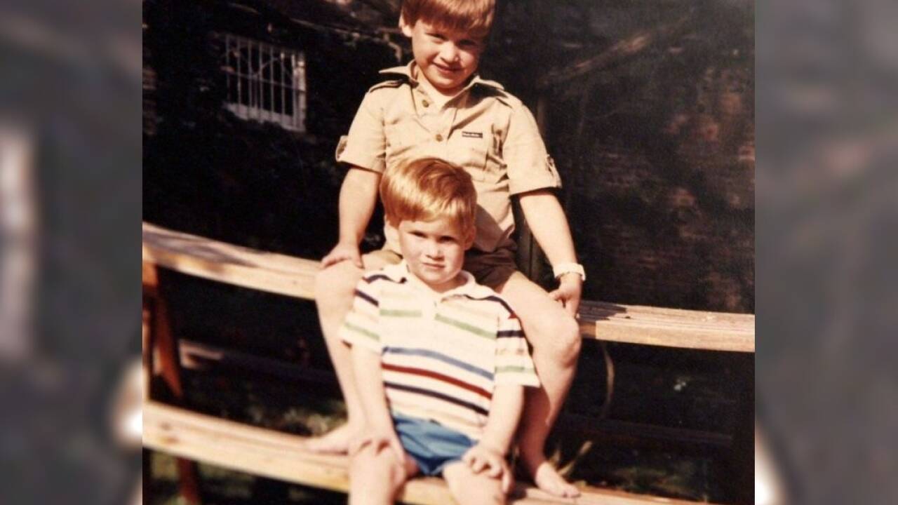 Ein Foto aus dem privaten Album von Prinzessin Diana: ihre Söhne William und Kate. 