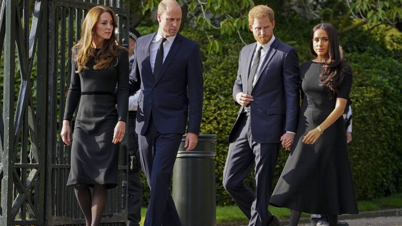 2022 waren Harry und Meghan noch einmal gemeinsam in Großbritannien, zum Begräbnis von Harrys Großmutter Queen Elizabeth II. Dabei trafen sie Harrys Bruder William und dessen Frau Kate. 