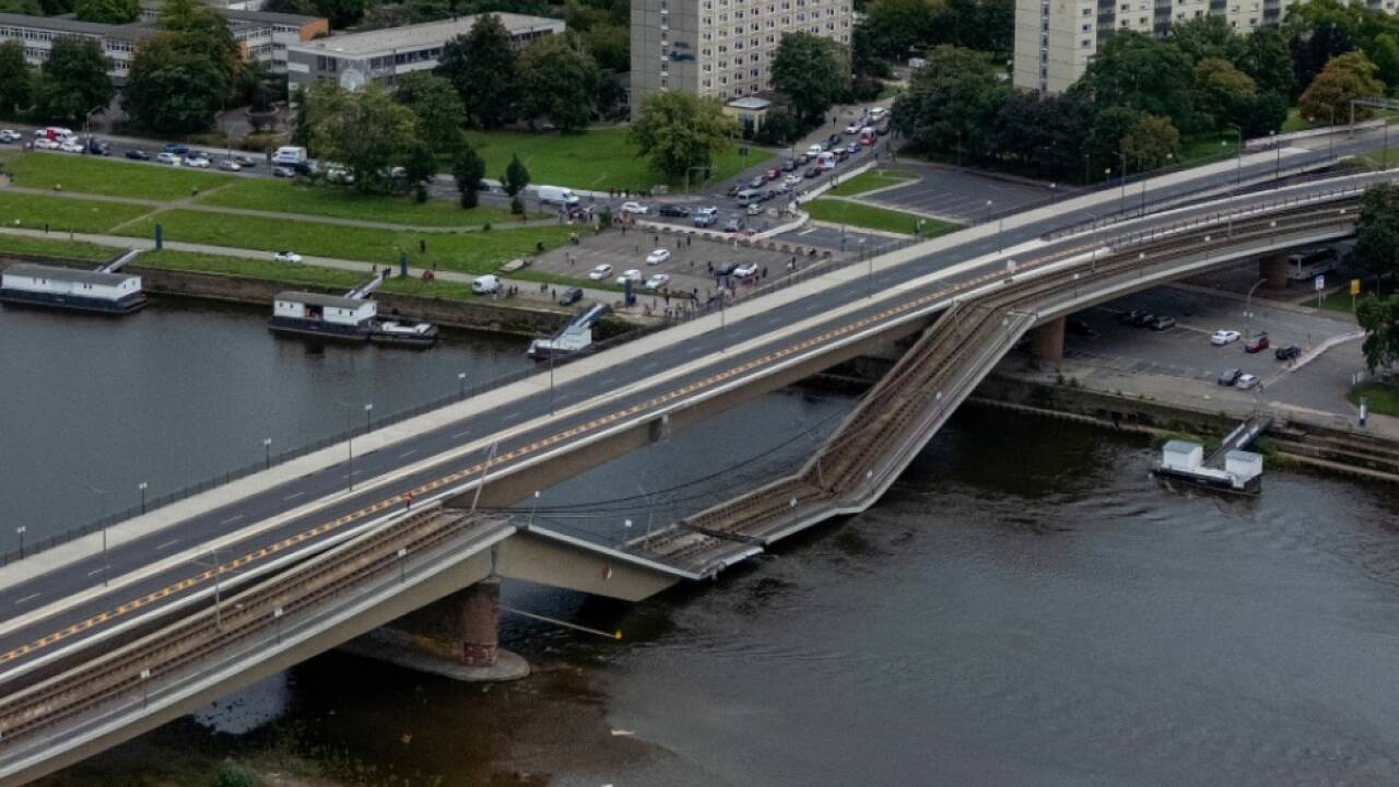 Bock unter der Brücke aufgebaut 