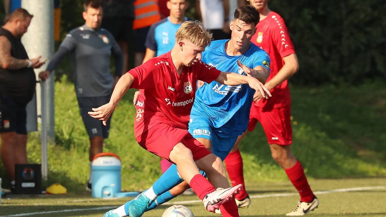 Elias Schaurecker verletzte sich. 