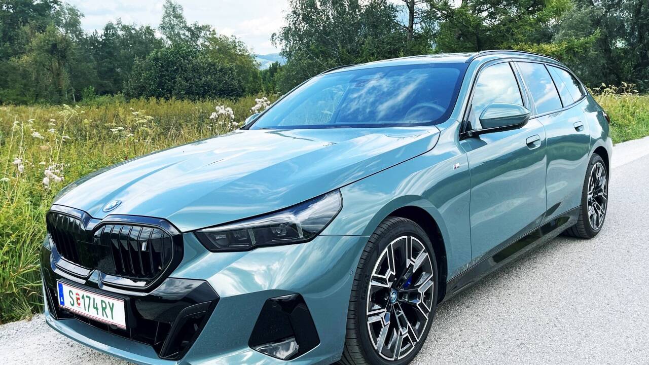 Noch der einzige Kombi im Premium-Segment: der BMW i5 Touring. 
