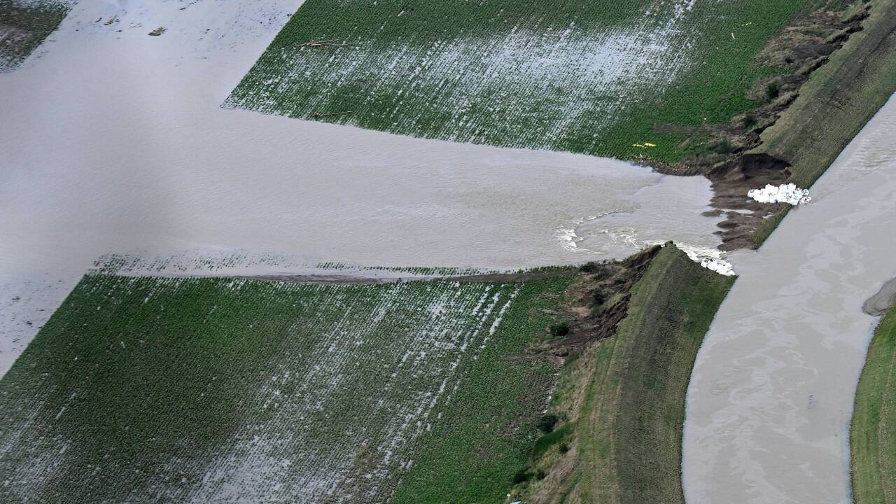 Luftaufnahmen vom Dienstag zeigen die Überschwemmungen im Tullnerfeld.  Luftaufnahmen vom Dienstag zeigen die Überschwemmungen im Tullnerfeld.