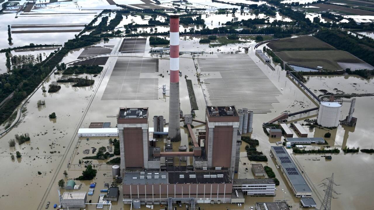 Luftaufnahmen vom Dienstag zeigen die Überschwemmungen im Tullnerfeld.  Luftaufnahmen vom Dienstag zeigen die Überschwemmungen im Tullnerfeld.