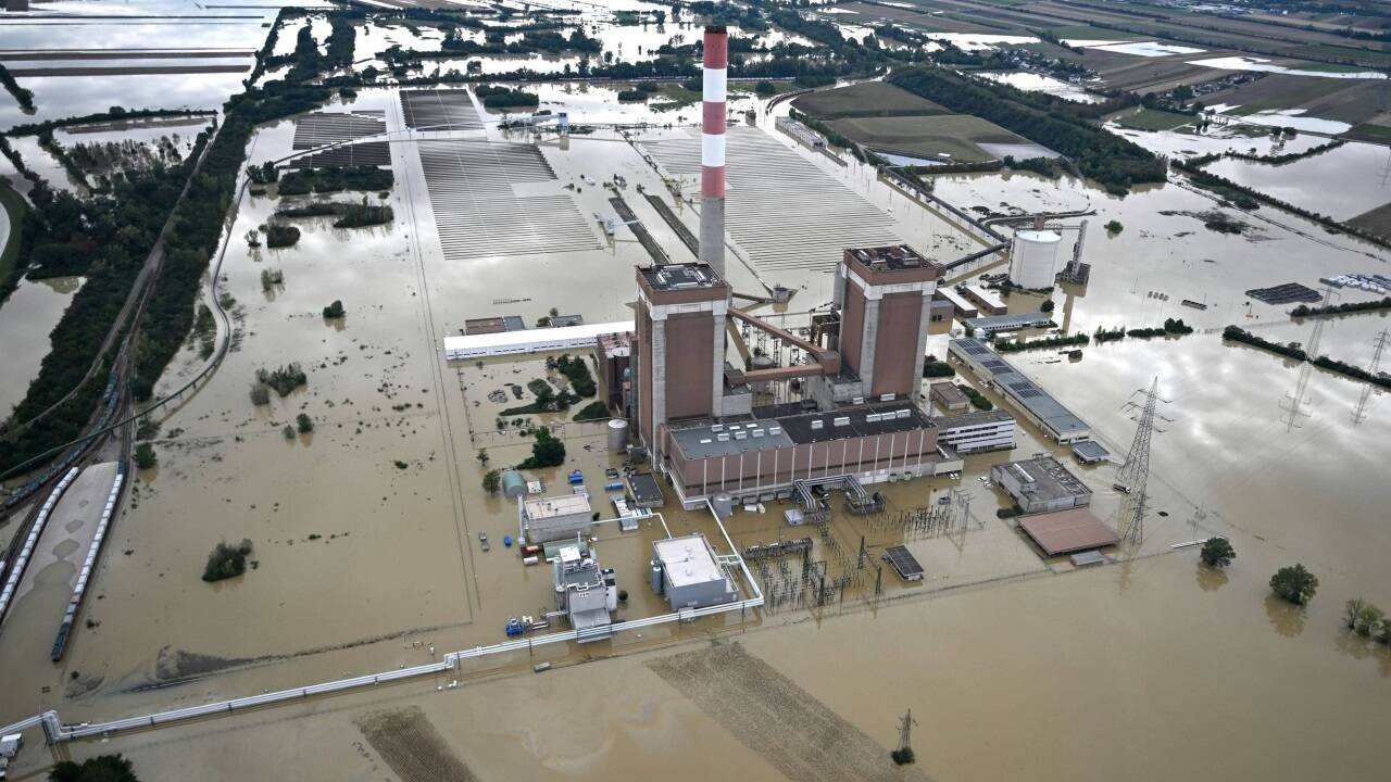 Stark betroffen von Überschwemmungen war das Tullnerfeld  Stark betroffen von Überschwemmungen war das Tullnerfeld