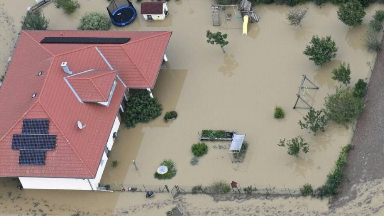Stark betroffen von Überschwemmungen war das Tullnerfeld  Stark betroffen von Überschwemmungen war das Tullnerfeld