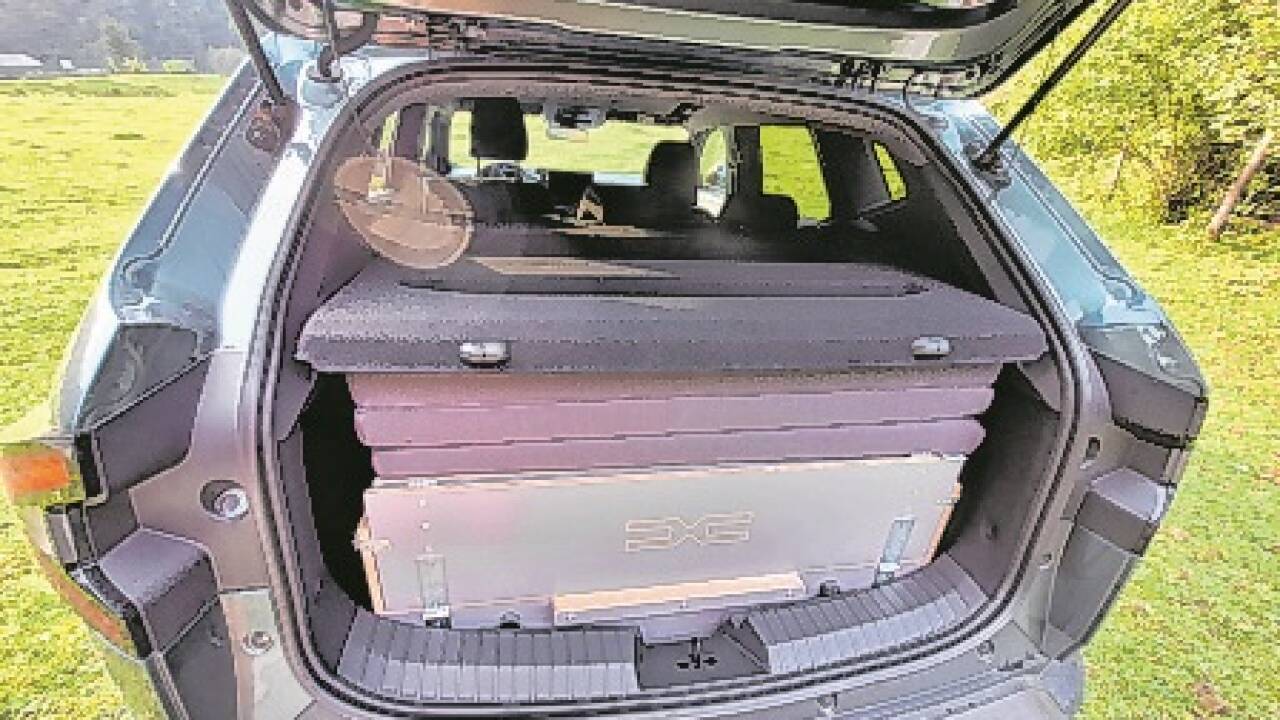 Das Sleep Pack im Fahrmodus. 