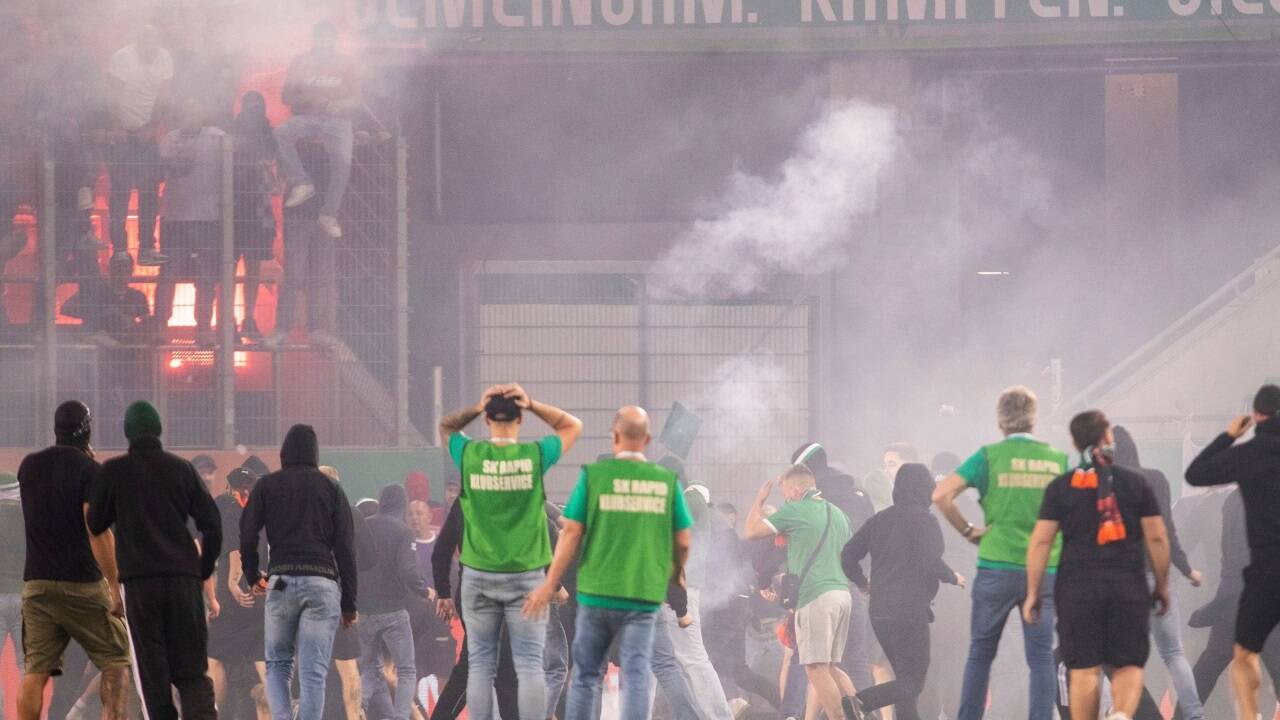 Das Derby endete einmal mehr im Chaos. 
