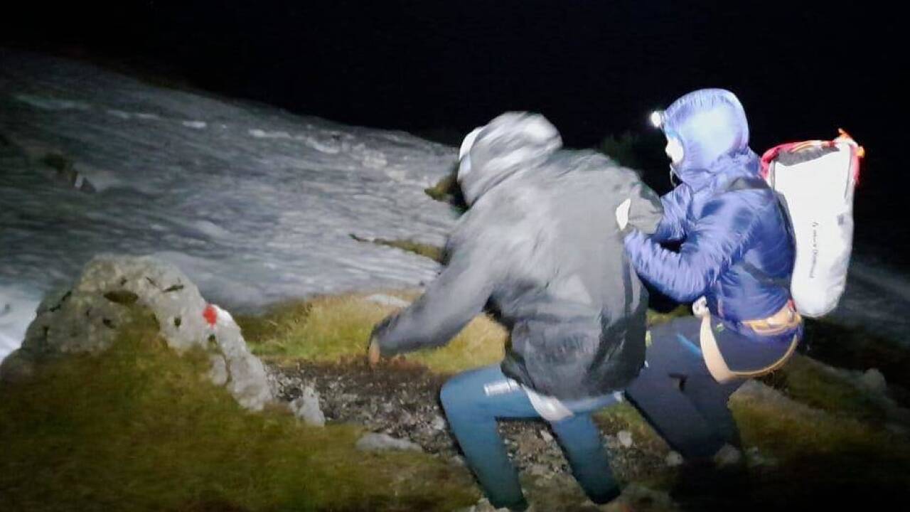 Nächtlicher Einsatz für Turnschuh-Bergsteiger in Annaberg-Lungötz. 
