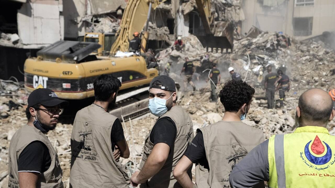 Israels Armee attackiert derzeit auch in der Haupstadt Beirut Ziele der Hisbollah. 