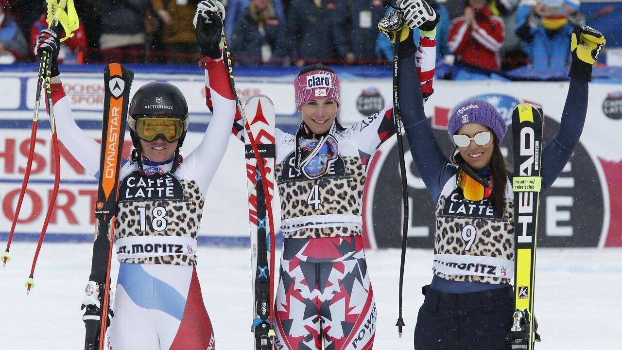 Sensationssieg von Mirjam Puchner in St.-Moritz-Abfahrt