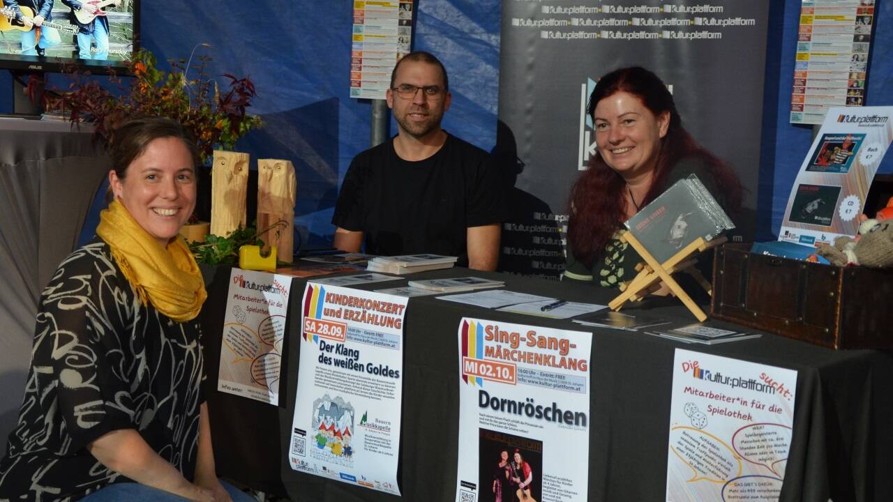 Auch die Kulturplattform St. Johann war dabei.  