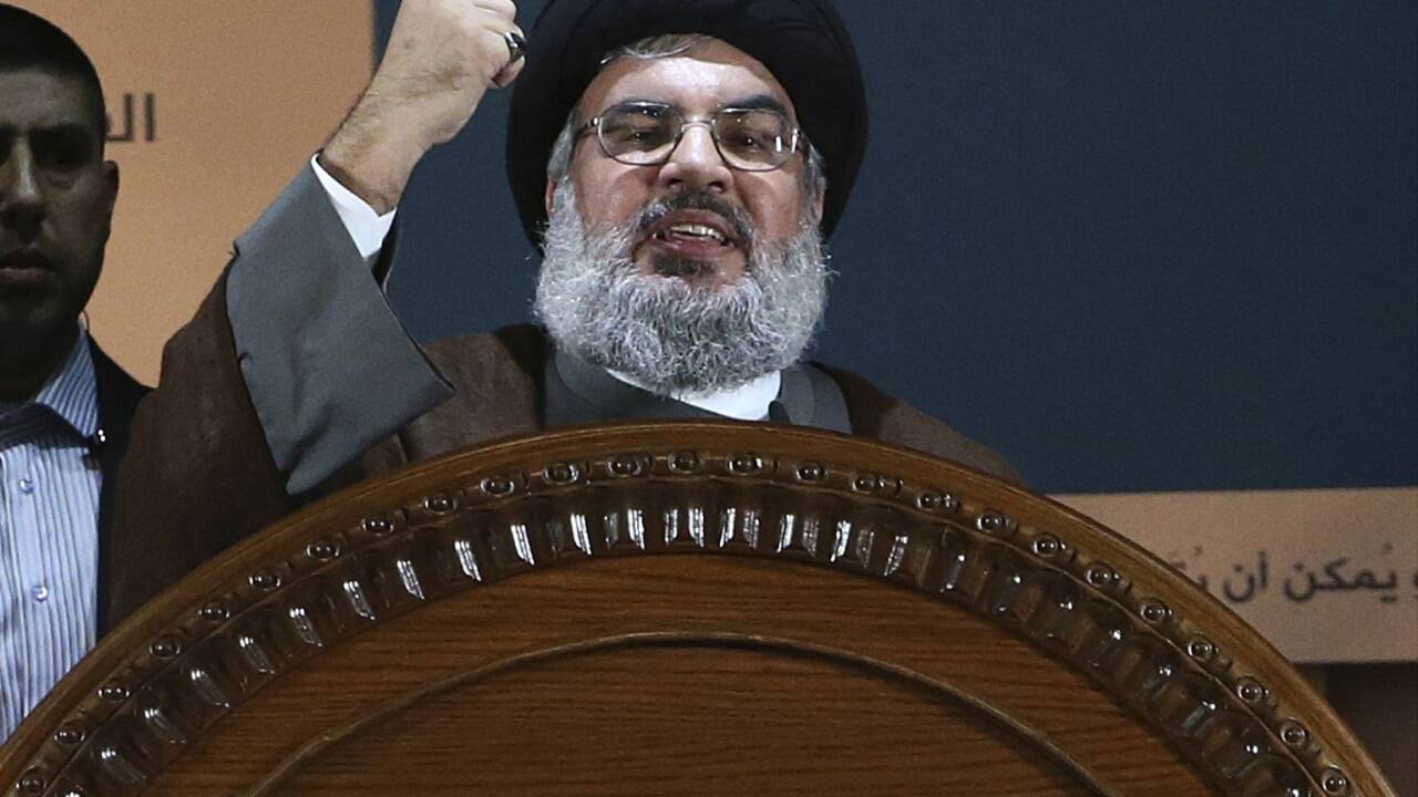 Hassan Nasrallah stand seit 1992 an der Spitze der Hisbollah.  