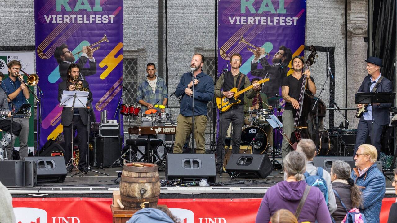 Das „Mildenburg Survival Orchestra“ in Aktion ...  