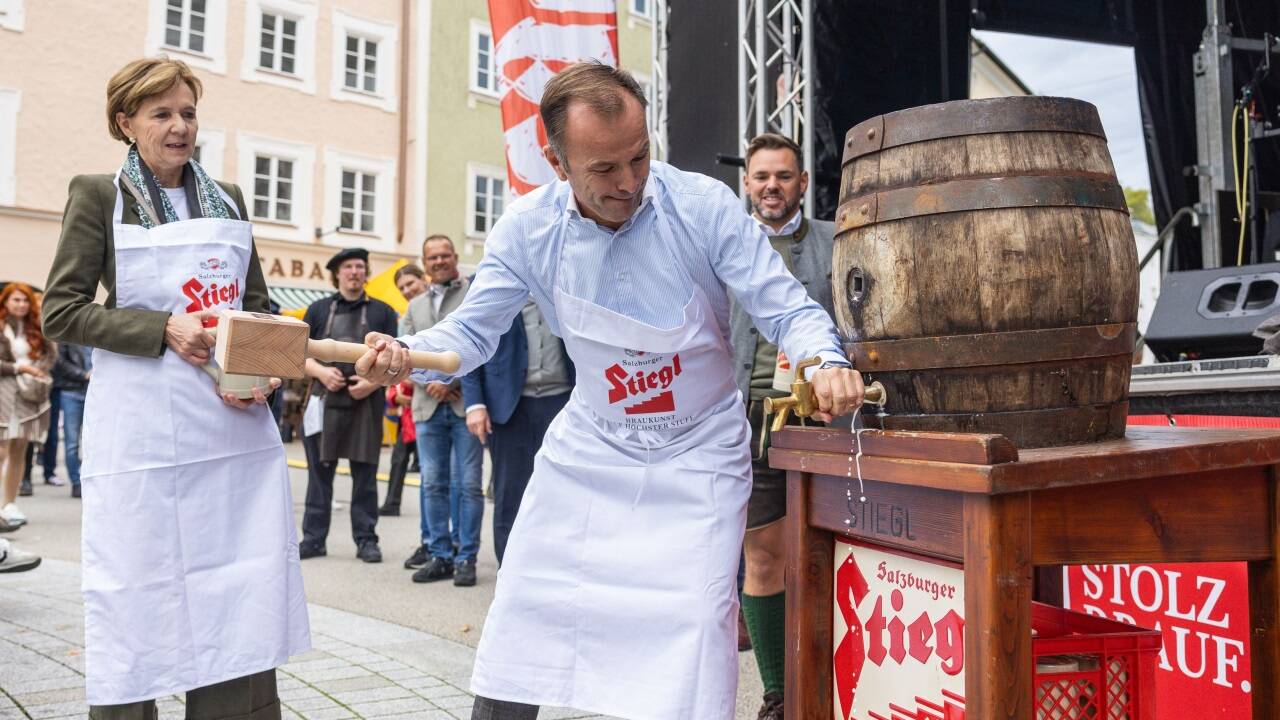 Schwungvoll ... mit drei Schlägen ...  