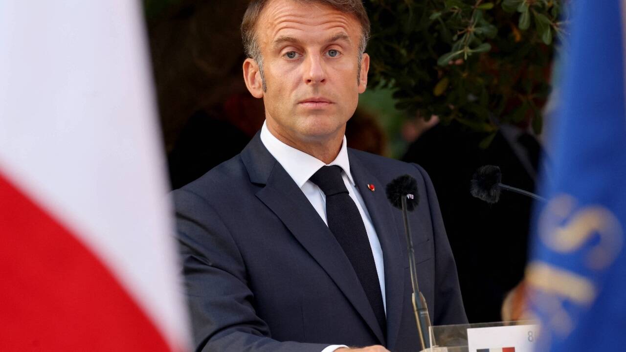Emmanuel Macron. 
