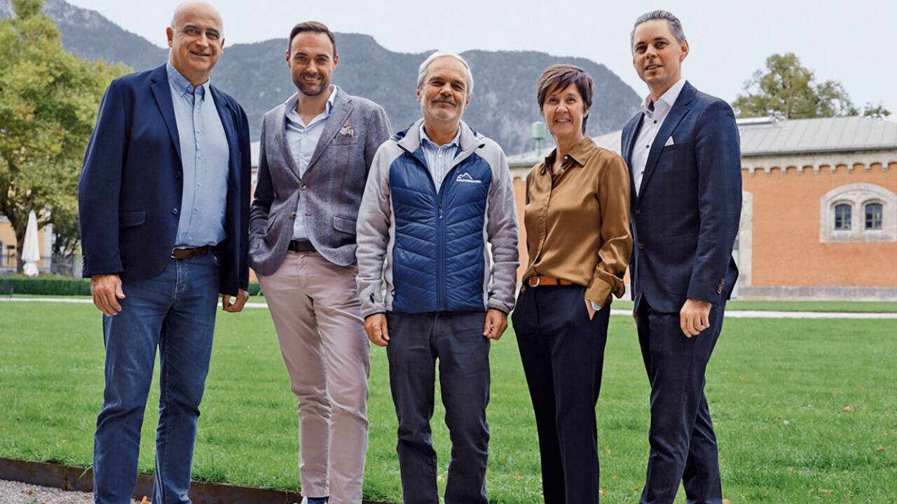 Die Diskussionsteilnehmer Georg Overs, Matthias Wendorf, Bartl Wimmer Brigitte Hainzer und Franz Bauer (v. l.). 