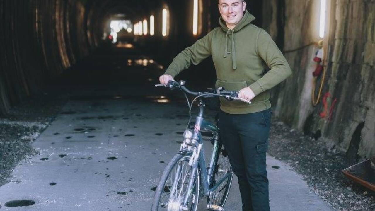 Bürgermeister Domenik David. 