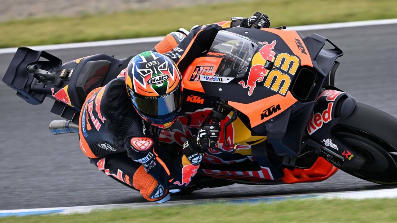 KTM-Pilot Brad Binder war am Freitag der schnellste Mann auf der Strecke in Japan.  