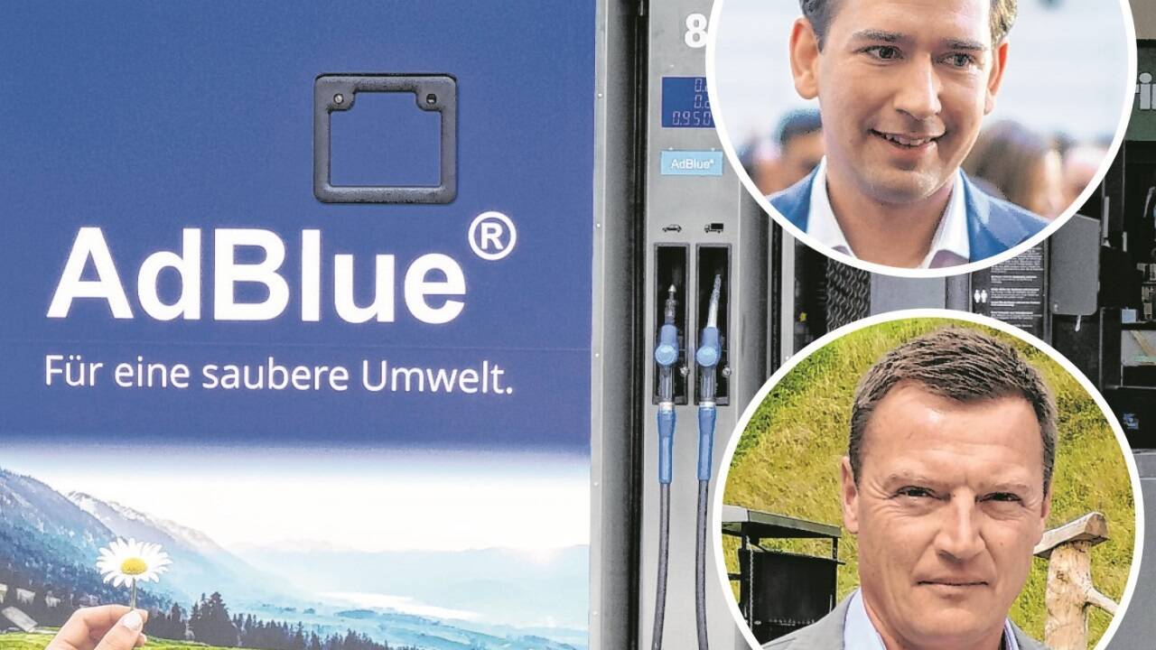 Ex-Kanzler Sebastian Kurz und der Salzburger Unternehmer Markus Friesacher steigen gemeinsam ins Geschäft mit AdBlue ein. 