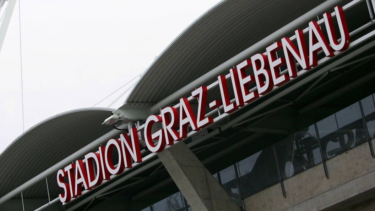 Die Merkur Arena 2005 als sie noch Stadion Graz-Liebenau hieß  Die Merkur Arena 2005 als sie noch Stadion Graz-Liebenau hieß