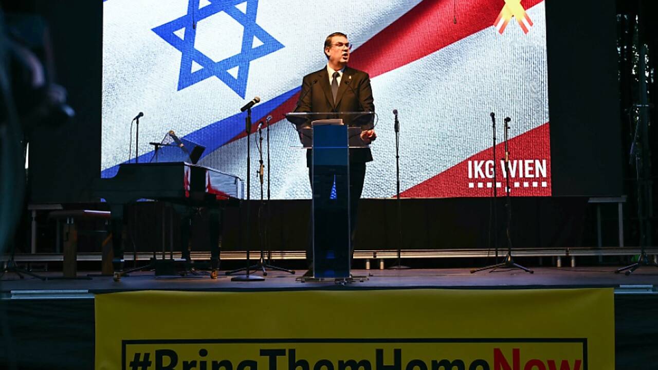 Gedenken an 7.. Oktober: IKG-Präsident Oskar Deutsch  Gedenken an 7.. Oktober: IKG-Präsident Oskar Deutsch