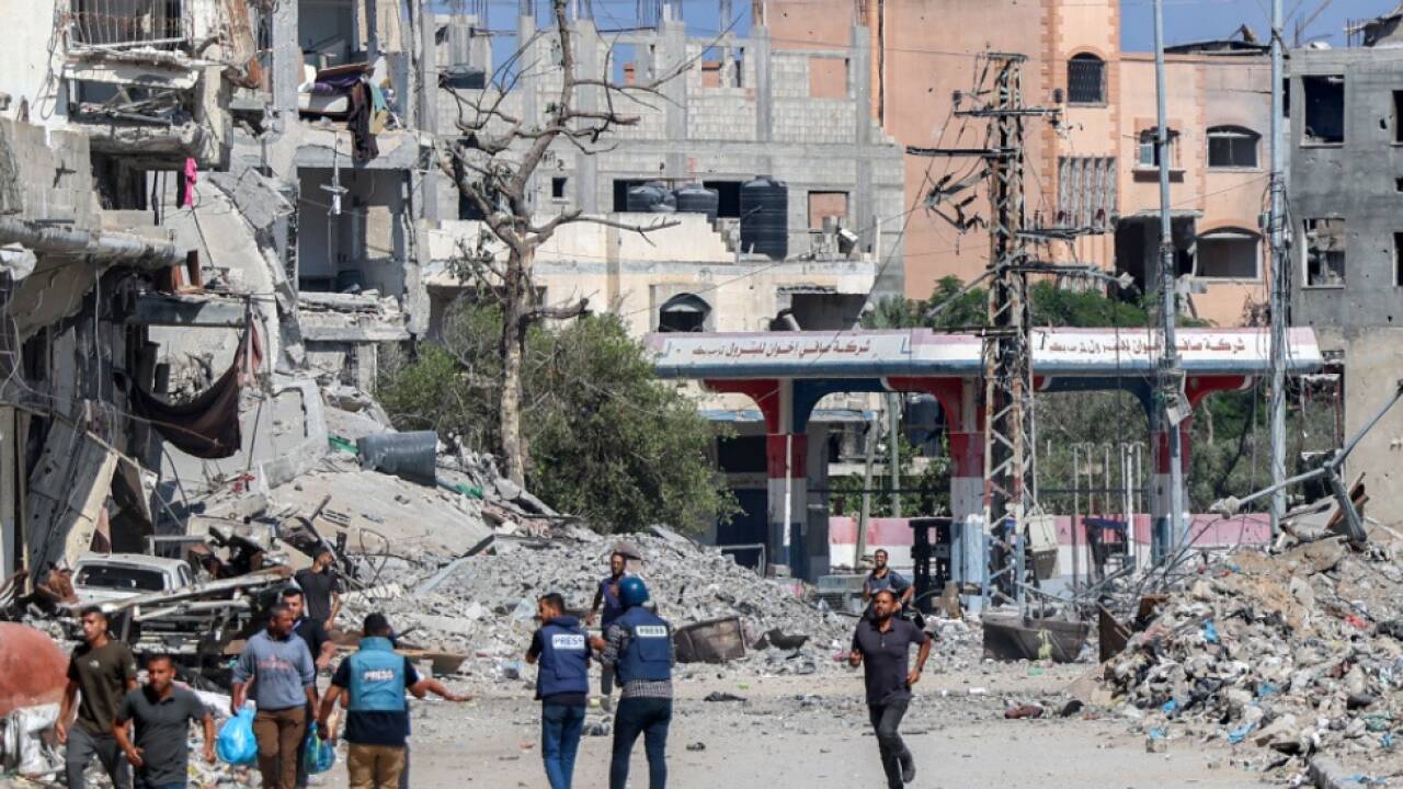 Zerstörungen in Jabalia im Gazastreifen 