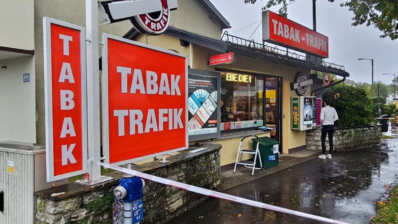 Diese Trafik in Salzburg-Liefering wurde am Donnerstag kurz vor elf Uhr überfallen.  