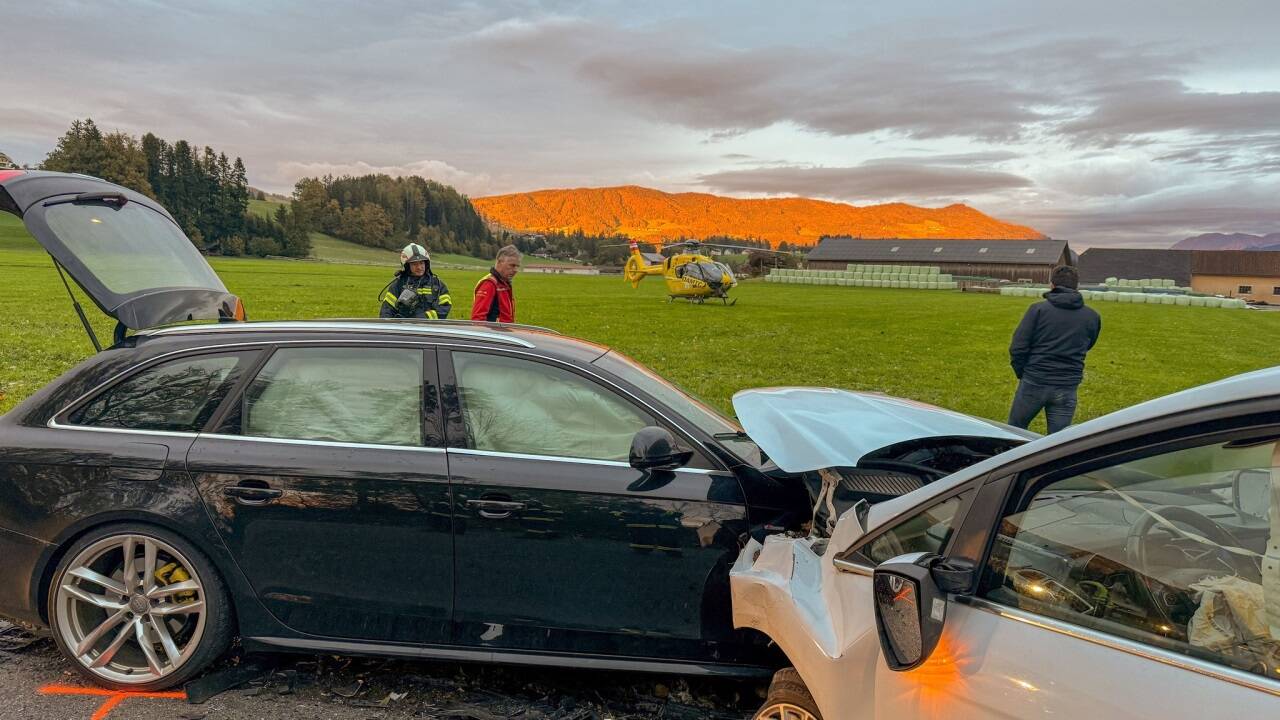 Auch ein Notarzthubschrauber war im Einsatz. 