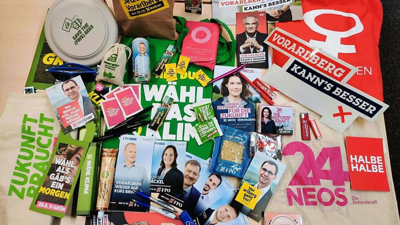 Wahlkampf-Finish in Vorarlberg 