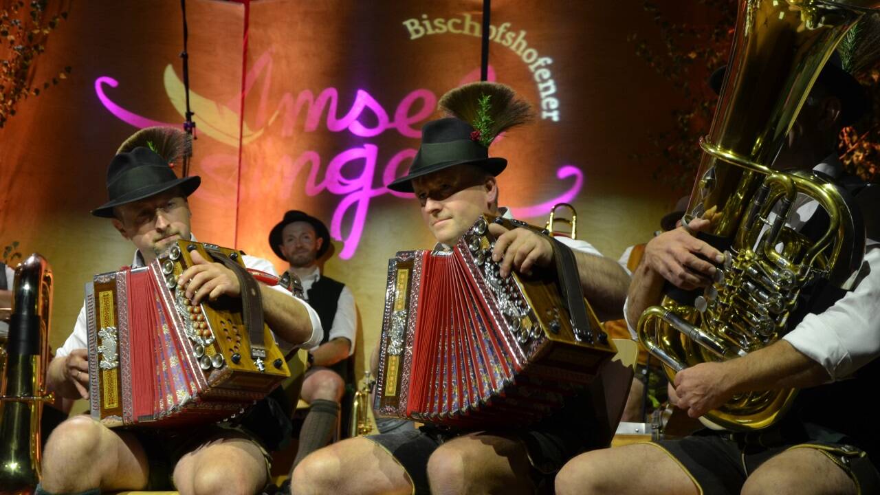 Die Aberseea Pascher und Musikanten aus dem Salzkammergut.  