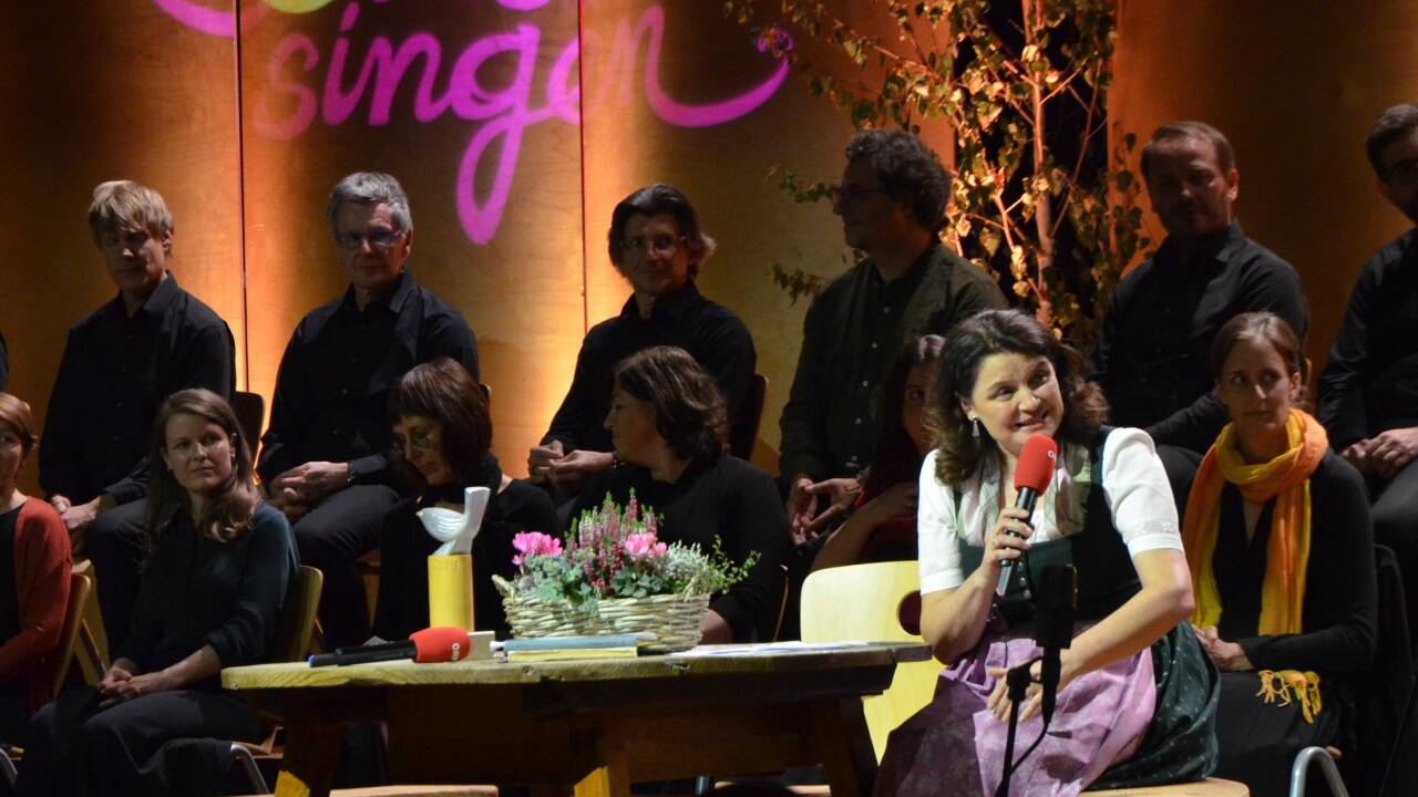 Moderatorin Caroline Koller führte durch den Abend.  