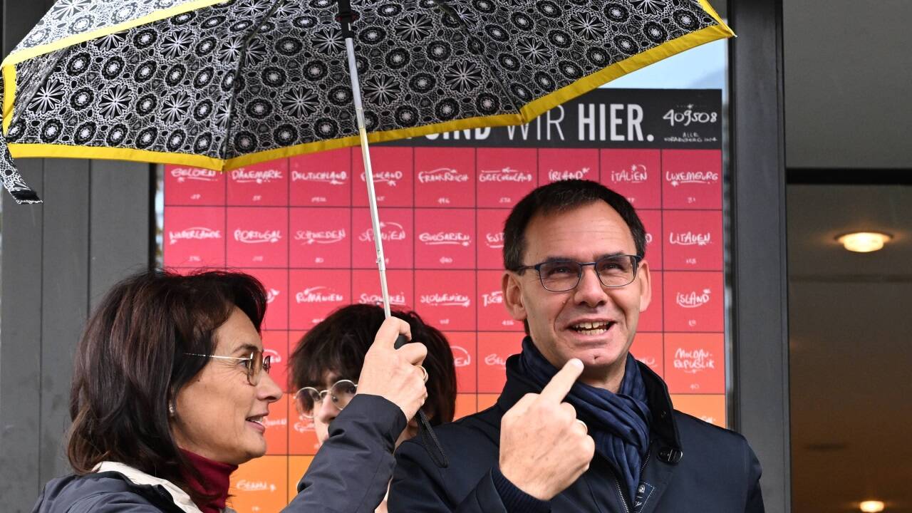 ... der amtierende Landeshauptmann Markus Wallner war ebenso schon im Wahllokal... 