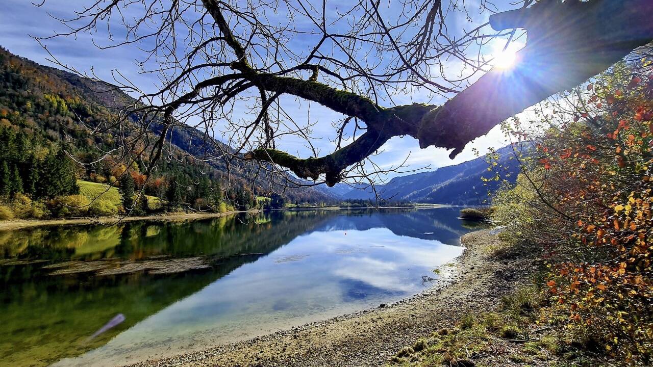 Abseits des Nebels scheint oft am Mittwoch die Sonne, nur ein paar hohe Wolkenfelder ziehen von Südwesten her durch.   Abseits des Nebels scheint oft am Mittwoch die Sonne, nur ein paar hohe Wolkenfelder ziehen von Südwesten her durch.