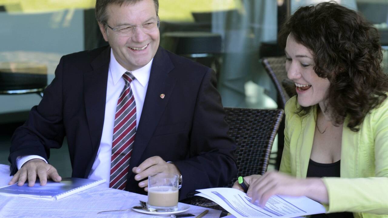 LH Günther Platter und seine grüne Koalitionspartnerin Ingrid Felipe prägten Schwarz-Grün in Tirol.   LH Günther Platter und seine grüne Koalitionspartnerin Ingrid Felipe prägten Schwarz-Grün in Tirol.