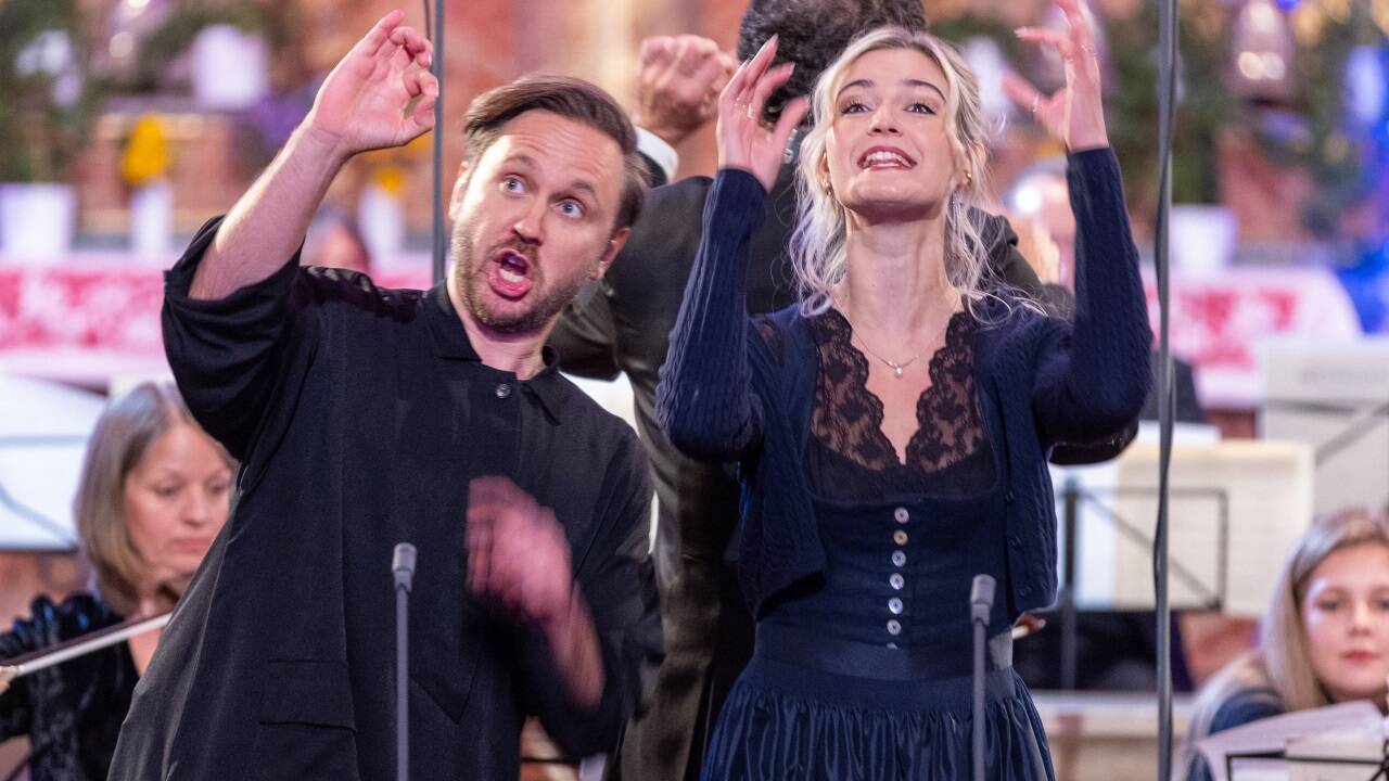 Beim Festkonzert in der Mittersiller Pfarrkirche: Sopranistin Miriam Kutrowatz und Bariton Rafael Fingerlos. 