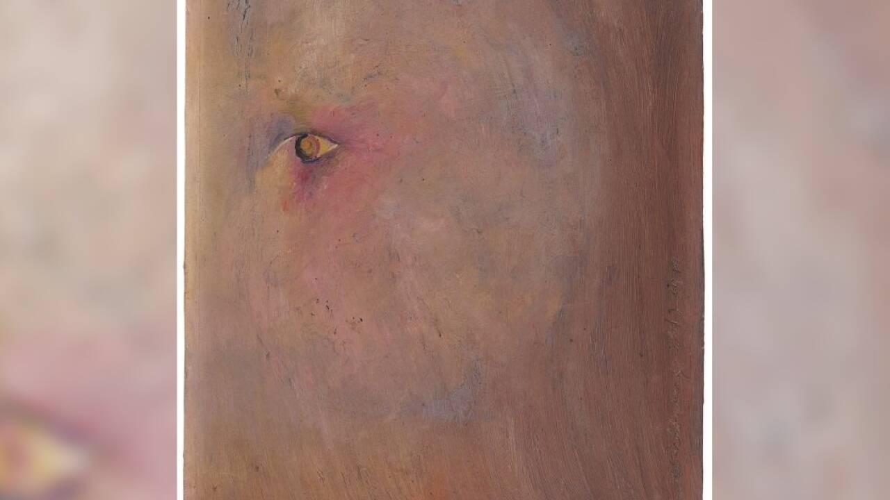 „Roter Blick“, Ölgemälde von Arnold Schönberg aus 1910 