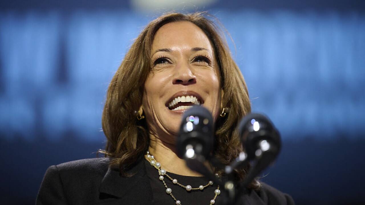 Demokratische US-Präsidentschaftskandidatin Kamala Harris Demokratische US-Präsidentschaftskandidatin Kamala Harris