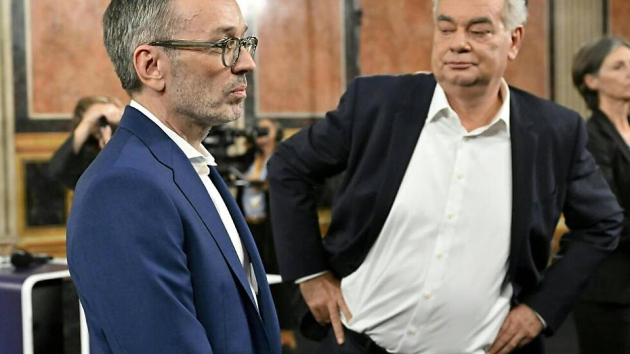FPÖ-Chef Kickl mit Grünen-Chef Kogler 