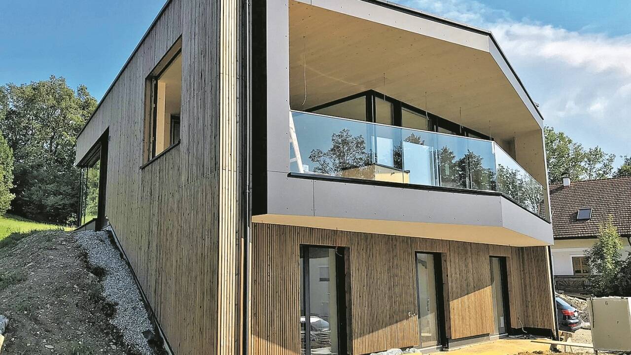 Architektenhaus mit kluger Energieversorgung in Zell am Moos.  