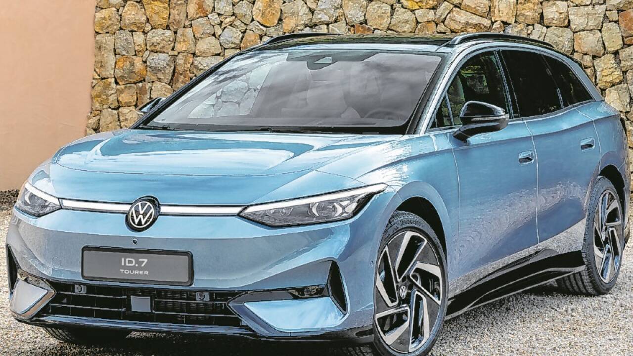 Die Businessclass unter den E-Autos: der VW ID.7 Tourer. 
