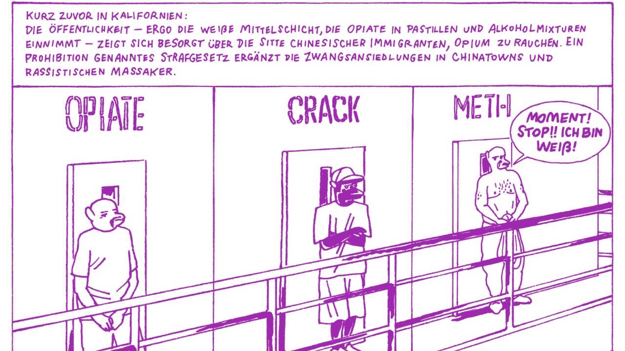 Ein Auszug aus dem Comic „Nadel und Folie“ von Luka Lenzin, zur Verfügung gestellt von Thomas Ballhausen. Ein Auszug aus dem Comic „Nadel und Folie“ von Luka Lenzin, zur Verfügung gestellt von Thomas Ballhausen.